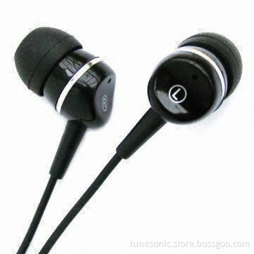 Plastic Earphones with 3mW Rated Power and 20Hz to 20kHz Frequency Range